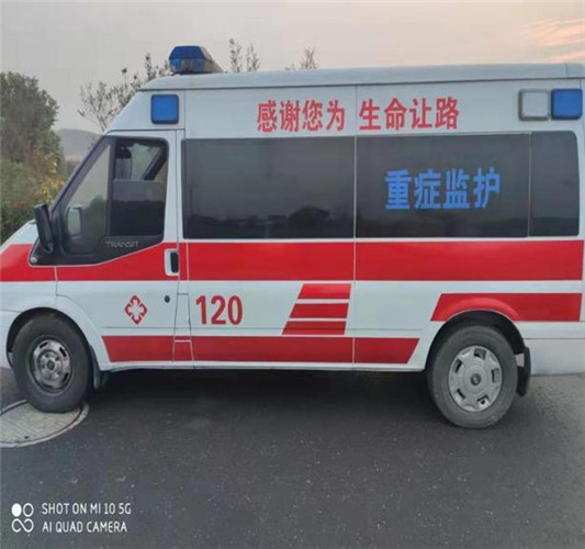 定南救护车出租服务案例3